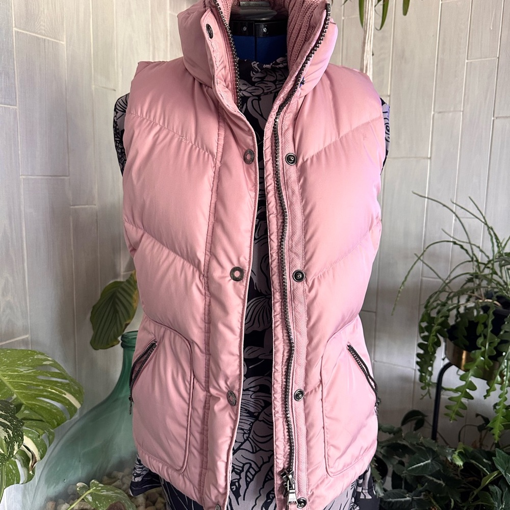 Esprit Light Pink Women's Puffer Vest